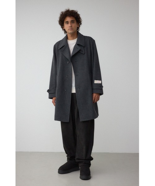 AZUL by moussy(アズールバイマウジー)の「フェイクスエードタックパンツ(スラックス・メンズ・グレー/ブラウン/ブラック・MEDIUM/LARGE)」の6枚目の写真