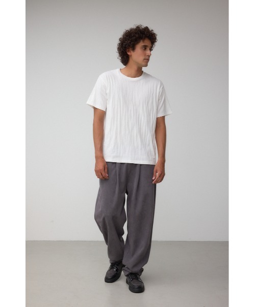 AZUL by moussy(アズールバイマウジー)の「フェイクスエードタックパンツ(スラックス・メンズ・グレー/ブラウン/ブラック・MEDIUM/LARGE)」の17枚目の写真