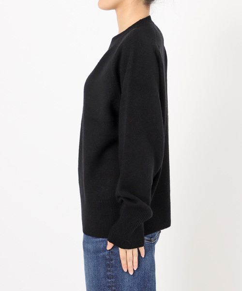 セール】《WEB限定カラー有り》ウールカシミヤ ラグランクルーネック