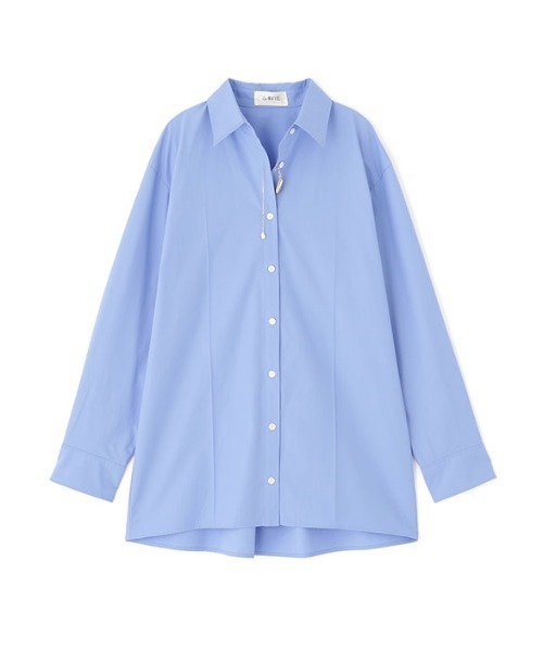 ETRE TOKYO（エトレトウキョウ）の「SANTEハイカウントセンタークリースシャツ（シャツ/ブラウス・レディース・ホワイト/グレー/ブルー・FREE）」の13枚目の写真