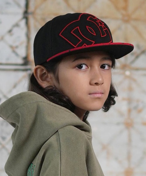 DC（ディーシー）の「DC/ディーシー 25 KD DOUBLEUP SNAPBACK キッズ キャップ YCP254611（キャップ・キッズ・ブラック系その他2/ブラック系その他・FREE）」の18枚目の写真
