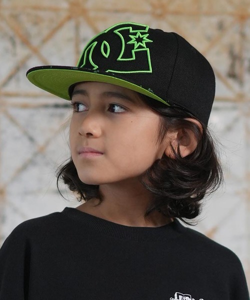 DC（ディーシー）の「DC/ディーシー 25 KD DOUBLEUP SNAPBACK キッズ キャップ YCP254611（キャップ・キッズ・ブラック系その他2/ブラック系その他・FREE）」の14枚目の写真