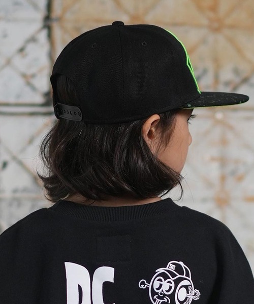 DC（ディーシー）の「DC/ディーシー 25 KD DOUBLEUP SNAPBACK キッズ キャップ YCP254611（キャップ・キッズ・ブラック系その他2/ブラック系その他・FREE）」の16枚目の写真