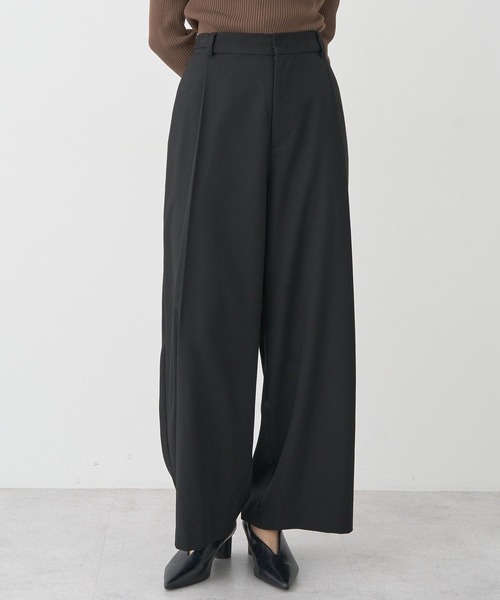 earth music&ecology（アースミュージックアンドエコロジー）の「ウエストタブタックパンツ（スラックス・レディース・ブラック/グレー/ブラウン系その他・S/M）」の19枚目の写真