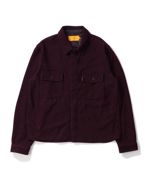 UNION（UNION TOKYO）（ユニオン）の「UNION TOKYO TIMMONS SHIRT ユニオントーキョー シャツ（シャツ/ブラウス・メンズ・ネイビー/パープル・X-LARGE/LARGE/MEDIUM/SMALL）」の2枚目の写真