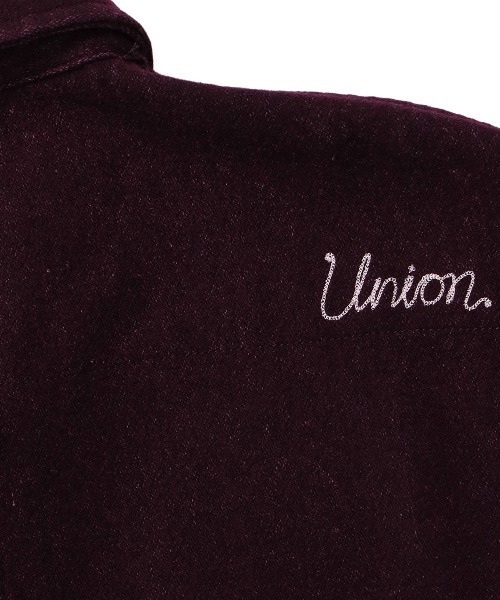 UNION（UNION TOKYO）（ユニオン）の「UNION TOKYO TIMMONS SHIRT ユニオントーキョー シャツ（シャツ/ブラウス・メンズ・ネイビー/パープル・X-LARGE/LARGE/MEDIUM/SMALL）」の14枚目の写真