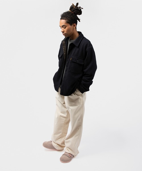 UNION（UNION TOKYO）（ユニオン）の「UNION TOKYO TIMMONS SHIRT ユニオントーキョー シャツ（シャツ/ブラウス・メンズ・ネイビー/パープル・X-LARGE/LARGE/MEDIUM/SMALL）」の4枚目の写真