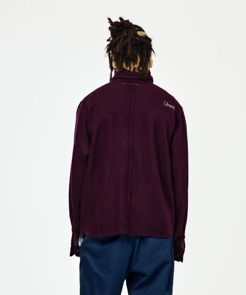 UNION（UNION TOKYO）（ユニオン）の「UNION TOKYO TIMMONS SHIRT ユニオントーキョー シャツ（シャツ/ブラウス・メンズ・ネイビー/パープル・X-LARGE/LARGE/MEDIUM/SMALL）」の20枚目の写真