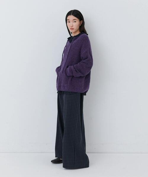 conges payes ADIEU TRISTESSE（コンジェ ペイエ アデュートリステス）の「ウール混プルオーバー（ニット/セーター・レディース・ブラウン/パープル/サックスブルー・FREE）」の15枚目の写真