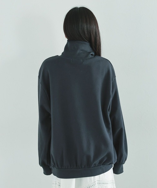 RAGEBLUE（レイジブルー）の「ワンポイント刺繍ハーフジッププルオーバー（スウェット・レディース・グレー/グリーン/ネイビー・FREE）」の22枚目の写真