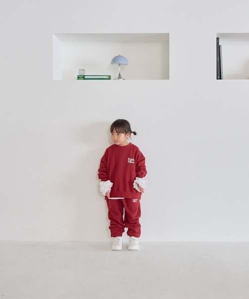 LOWRYS FARM（ローリーズファーム）の「ソデレースフリルＬＳ　 583686（Tシャツ/カットソー・キッズ・ブラック/オフホワイト・120cm/110cm/150cm/140cm/130cm）」の3枚目の写真