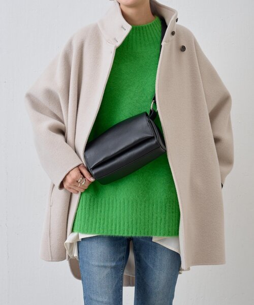 BEARDSLEY(ビアズリー)の「FOXウールボトルネックニット(ニット/セーター・レディース・ホワイト/グリーン/レッド・FREE)」の15枚目の写真