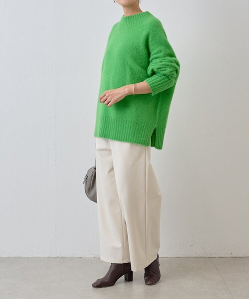 BEARDSLEY(ビアズリー)の「FOXウールボトルネックニット(ニット/セーター・レディース・ホワイト/グリーン/レッド・FREE)」の16枚目の写真