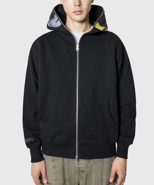 PLEASURES（プレジャー）の「PLEASURES × DAFTPUNK RAM ZIP HOODIE（パーカー・メンズ・ブラック・MEDIUM/LARGE）」の10枚目の写真