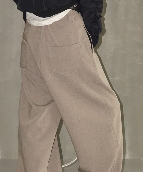 chuclla(チュクラ)の「ストレートワイドパンツ chw25a075(その他パンツ・レディース・ベージュ・S/M/L)」の14枚目の写真