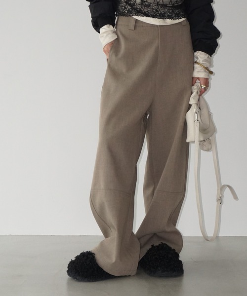 chuclla(チュクラ)の「ストレートワイドパンツ chw25a075(その他パンツ・レディース・ベージュ・S/M/L)」の10枚目の写真