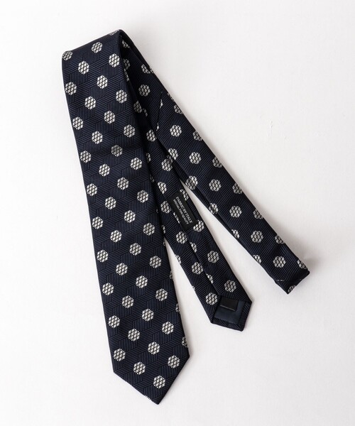 NOLLEY’S(ノーリーズ)の「CANEPA ヘキサゴンドットジャガードネクタイ 25AWコレクション(ネクタイ・メンズ・ブルー系その他6・FREE)」の3枚目の写真