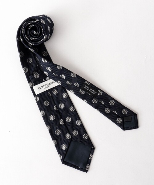 NOLLEY’S(ノーリーズ)の「CANEPA ヘキサゴンドットジャガードネクタイ 25AWコレクション(ネクタイ・メンズ・ブルー系その他6・FREE)」の4枚目の写真