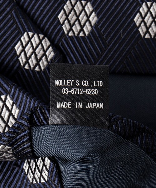 NOLLEY’S(ノーリーズ)の「CANEPA ヘキサゴンドットジャガードネクタイ 25AWコレクション(ネクタイ・メンズ・ブルー系その他6・FREE)」の7枚目の写真