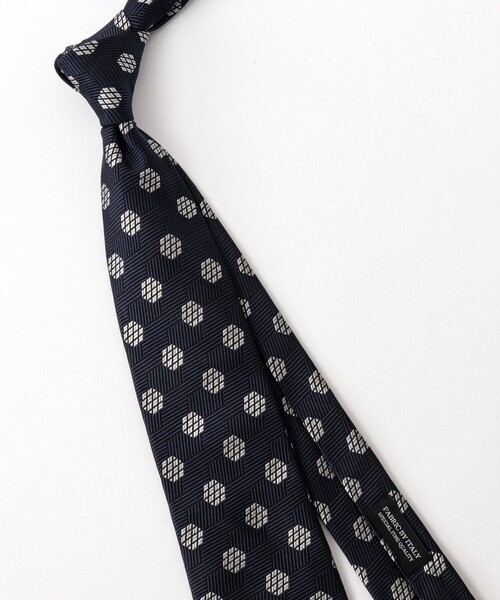 NOLLEY’S(ノーリーズ)の「CANEPA ヘキサゴンドットジャガードネクタイ 25AWコレクション(ネクタイ・メンズ・ブルー系その他6・FREE)」の10枚目の写真