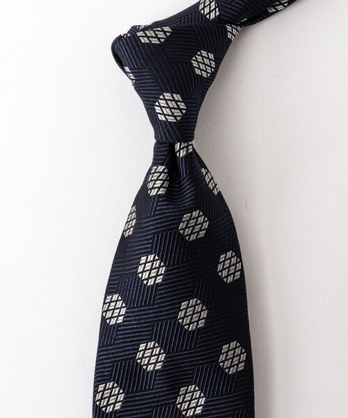 NOLLEY’S(ノーリーズ)の「CANEPA ヘキサゴンドットジャガードネクタイ 25AWコレクション(ネクタイ・メンズ・ブルー系その他6・FREE)」の12枚目の写真