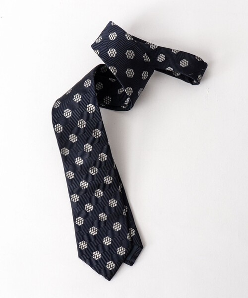 NOLLEY’S(ノーリーズ)の「CANEPA ヘキサゴンドットジャガードネクタイ 25AWコレクション(ネクタイ・メンズ・ブルー系その他6・FREE)」の13枚目の写真