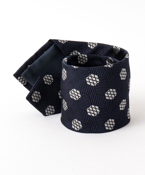 NOLLEY’S(ノーリーズ)の「CANEPA ヘキサゴンドットジャガードネクタイ 25AWコレクション(ネクタイ・メンズ・ブルー系その他6・FREE)」の16枚目の写真