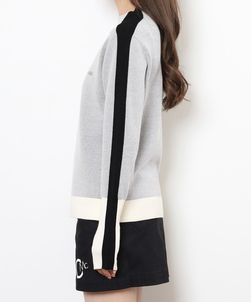 CECIL McBEE（セシルマクビー）の「BOTTLE　NECK　KNIT（ニット/セーター・レディース・グレー/ブラック・2(M)/1(S)）」の17枚目の写真