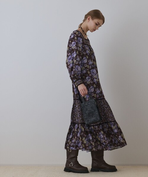 GRACE CONTINENTAL（グレースコンチネンタル）の「*サテンコード刺繍