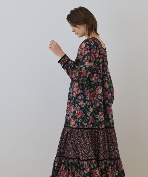 ボタニカルティアードワンピース（ワンピース）｜GRACE CONTINENTAL