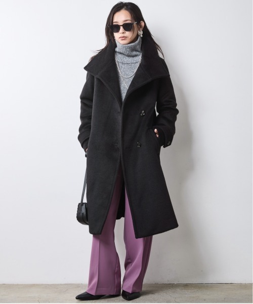 CHIC STYLE（シックスタイル）の「ハイネックニット＜大きいサイズ有＞シックスタイル（ニット/セーター・レディース・グレー/パープル・5L/4L/3L/LL/L/M）」の22枚目の写真