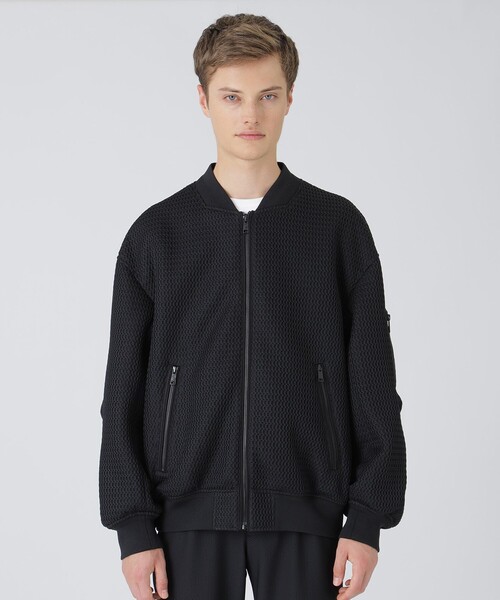 BLACK LABEL CRESTBRIDGE(ブラックレーベル・クレストブリッジ)の「【BLACK lab.】シアードダブルラッセルMA-1(MA-1・メンズ・ブラック・L/M)」の3枚目の写真