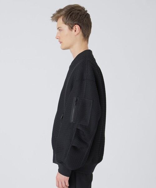 BLACK LABEL CRESTBRIDGE(ブラックレーベル・クレストブリッジ)の「【BLACK lab.】シアードダブルラッセルMA-1(MA-1・メンズ・ブラック・L/M)」の4枚目の写真
