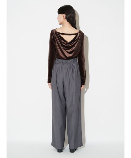 ELENDEEK（エレンディーク）の「ウエストピンタックパンツ（その他パンツ・レディース・ブラック/グレー・01/02）」の12枚目の写真