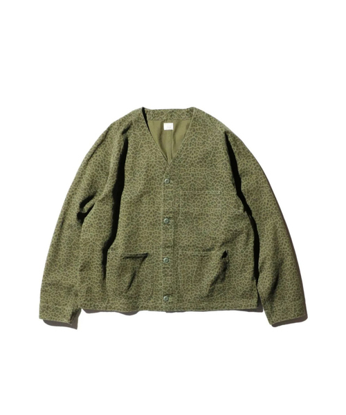 PENNEYS(ぺニーズ)の「【PENNEY'S 】PRINTED ENGINEER JACKET/ミリタリー/ワークジャケット【WEB限定】(ノーカラージャケット・メンズ・カーキ/グリーン/ブラック・M/L)」の4枚目の写真