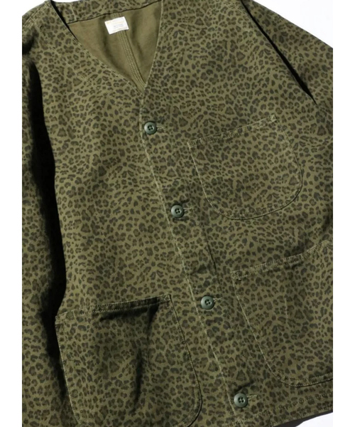 PENNEYS(ぺニーズ)の「【PENNEY'S 】PRINTED ENGINEER JACKET/ミリタリー/ワークジャケット【WEB限定】(ノーカラージャケット・メンズ・カーキ/グリーン/ブラック・M/L)」の6枚目の写真