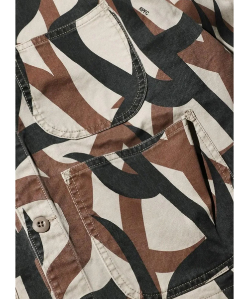 PENNEYS(ぺニーズ)の「【PENNEY'S 】PRINTED ENGINEER JACKET/ミリタリー/ワークジャケット【WEB限定】(ノーカラージャケット・メンズ・カーキ/グリーン/ブラック・M/L)」の14枚目の写真