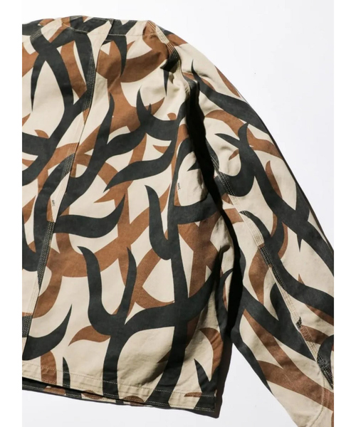PENNEYS(ぺニーズ)の「【PENNEY'S 】PRINTED ENGINEER JACKET/ミリタリー/ワークジャケット【WEB限定】(ノーカラージャケット・メンズ・カーキ/グリーン/ブラック・M/L)」の18枚目の写真