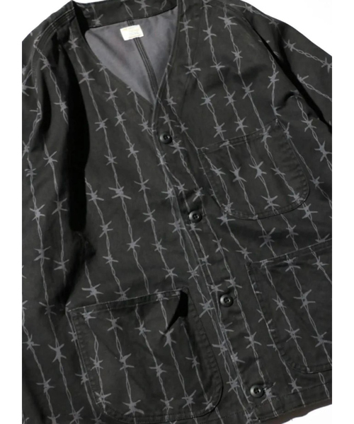 PENNEYS(ぺニーズ)の「【PENNEY'S 】PRINTED ENGINEER JACKET/ミリタリー/ワークジャケット【WEB限定】(ノーカラージャケット・メンズ・カーキ/グリーン/ブラック・M/L)」の21枚目の写真
