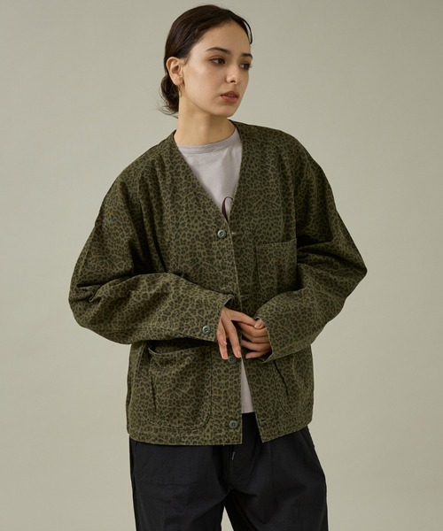 PENNEYS(ぺニーズ)の「【PENNEY'S 】PRINTED ENGINEER JACKET/ミリタリー/ワークジャケット【WEB限定】(ノーカラージャケット・メンズ・カーキ/グリーン/ブラック・M/L)」の3枚目の写真