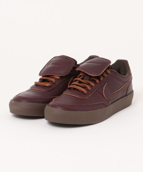 NIKE(ナイキ)の「NIKE ナイキ KILLSHOT 2 LTR PRM キルショット 2 レザー PRM MIM8058 652BGYCRH/BGYCR(スニーカー・メンズ・レッド・23.0cm/23.5cm/24.0cm/24.5cm/25.0cm/25.5cm/26.0cm/26.5cm/27.0cm/27.5cm/28.0cm/28.5cm/29.0cm)」の1枚目の写真