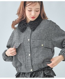 PEACH JOHN（ピーチジョン）の「エコファーカラーショートブルゾン（ブルゾン）」