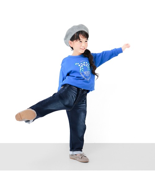 L.COPECK(エルコペック)の「パウダーデニムパンツ(デニムパンツ・キッズ・ブルー/ネイビー・170cm/160cm/150cm)」の5枚目の写真