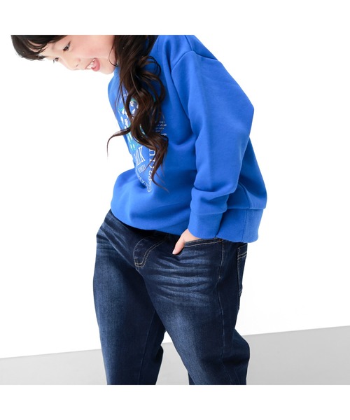 L.COPECK(エルコペック)の「パウダーデニムパンツ(デニムパンツ・キッズ・ブルー/ネイビー・170cm/160cm/150cm)」の9枚目の写真