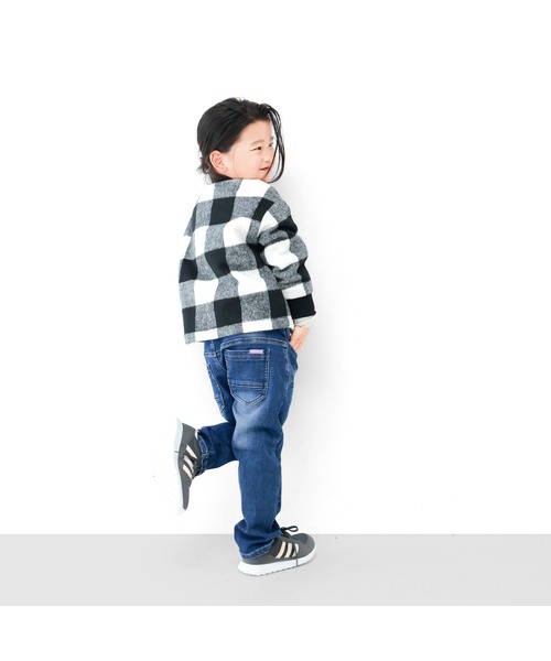 L.COPECK(エルコペック)の「パウダーデニムパンツ(デニムパンツ・キッズ・ブルー/ネイビー・170cm/160cm/150cm)」の12枚目の写真