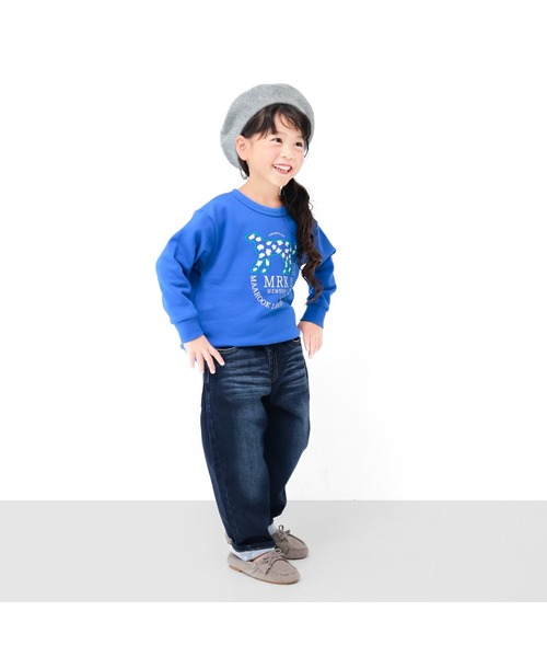 L.COPECK(エルコペック)の「パウダーデニムパンツ(デニムパンツ・キッズ・ブルー/ネイビー・170cm/160cm/150cm)」の4枚目の写真