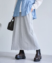 coen | 裏毛ナロースカート(スカート)