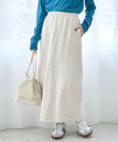 coen（コーエン）の「裏毛ナロースカート（スカート・レディース・ブラック/ナチュラル/ライトグレー/ダークブラウン・M/L）」の19枚目の写真