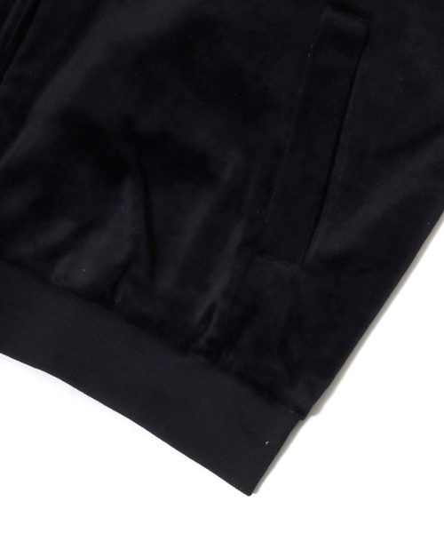 Lee（リー）の「2025AW Lee/リー VELOR ZIP UP HOODIE JACKET ベロア ワンポイントロゴ刺繍 フルジップパーカー（パーカー・メンズ・ブラック/ワイン・L/M）」の14枚目の写真