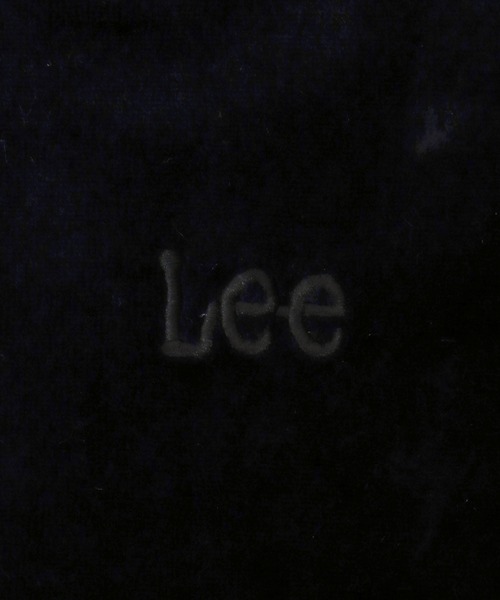 Lee（リー）の「2025AW Lee/リー VELOR ZIP UP HOODIE JACKET ベロア ワンポイントロゴ刺繍 フルジップパーカー（パーカー・メンズ・ブラック/ワイン・L/M）」の5枚目の写真
